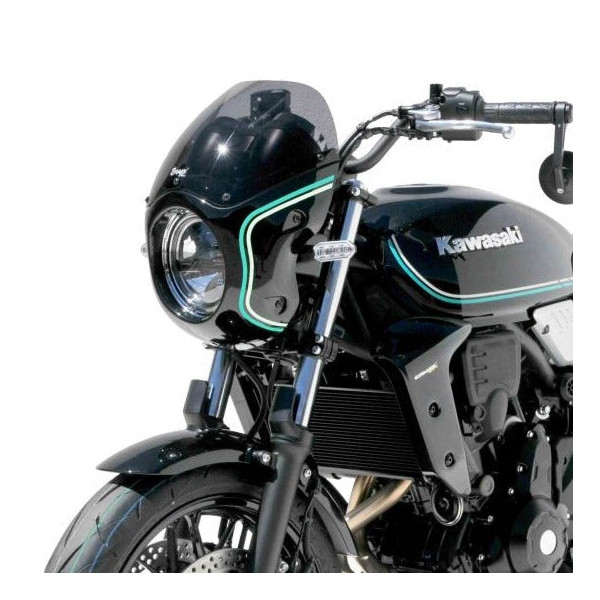Ermax Ermax cafe racer screen | metallic spark black [660/15z ]/green/grey | kawasaki z 650 rs 2021>current